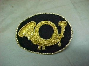 Civil War Federal Infantry Embroidered Hat Bugle Variant - Picture 1 of 3