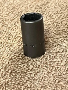 Hanson USA 10mm Impact SOCKET 6pt - 1/4 DRIVE - #93652 - Picture 1 of 1