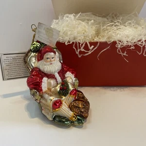 Collezione Kurt Adler Santa Polanaise nuova con etichetta vintage. *LEGGI DIFETTO* - Foto 1 di 11