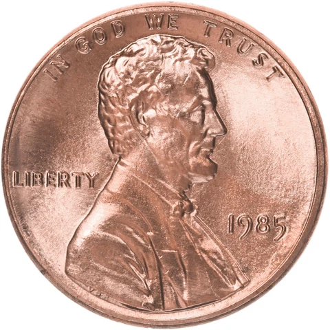 1985 (P) Lincoln Memorial Cent BU Penny US Coin Cover