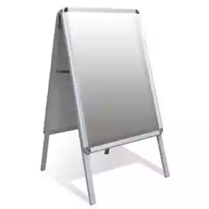 Double Side A1 Board Aluminium Snap Frame Poster Display Stand Pavement Sign - Picture 1 of 1