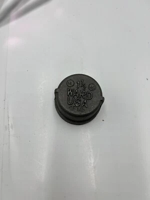 (Qty 9) Ward Pipe End Cap Galvanized Malleable Iron 1-1/2" - Image 1 of 4