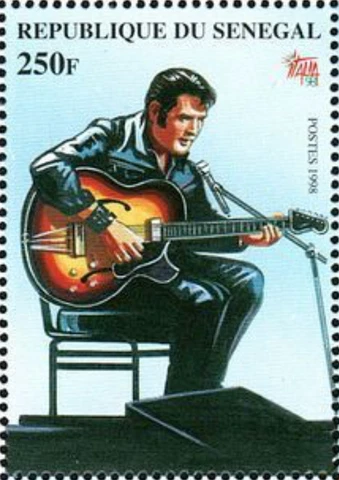 Senegal #YT1304 MNH 1999 Elvis Guitar [1350a Mi1615] Cover
