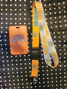 New York Knicks NBA Lanyard Keychain & ID Holder  - Picture 1 of 2
