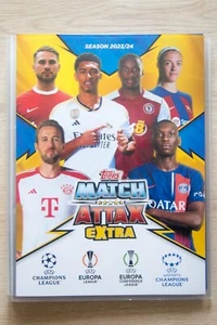 TOPPS MATCH ATTAX UEFA CHAMPIONS LEAGUE EXTRA 2023 2024 Carpeta con 158 cartas+3 LE - Imagen 1 de 18