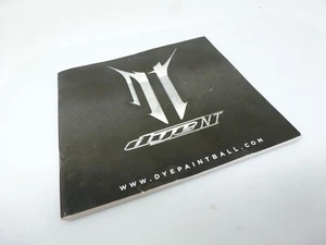 DYE NT 10 NT 11 COLOR MANUAL PAINTBALL OWNERS OPERATIONAL MANUAL 41 PAGES - Picture 1 of 7