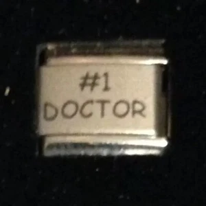 #1 Doctor - Italian Charm Bracelet Link 9mm - Laser Linx - Bild 1 von 3