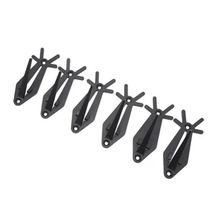 6pcs European Mount Skull Hanger Antler Style Skull Wall Mount Bracket Hangers - Picture 1 of 12