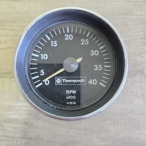 Vintage Leyland Thornycroft 4K Rev Counter VDO 80mm Diameter Classic Car - Picture 1 of 3