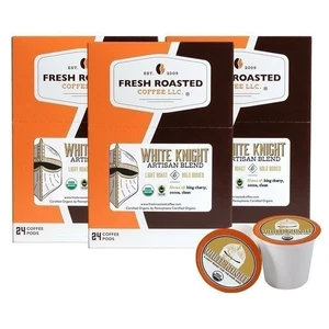 Organic White Knight | 72 K-Cups, 2.0 Compatible | Fresh Roasted Coffee - Picture 1 of 8