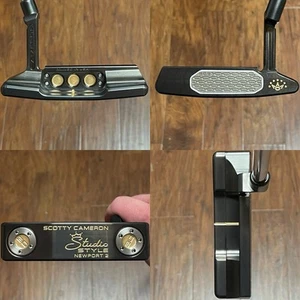 Scotty Cameron Studio Style Newport 2 Putter - New - Xtreme Dark Finish -GLD - Picture 1 of 11