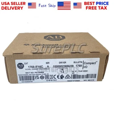 Allen Bradley 1769-IF16C CompactLogix 16 Pt A/I Current Module AB  US Free Tax - Image 1 of 4