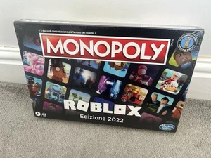 Monopoly Roblox Edition 2022 ~ ITALIAN ~ Hasbro Gaming ~ Property Trading Game - Picture 1 of 17