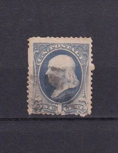 SA21b United States 1870 Benjamin Franklin, green, used stamp CV$25 - Picture 1 of 1