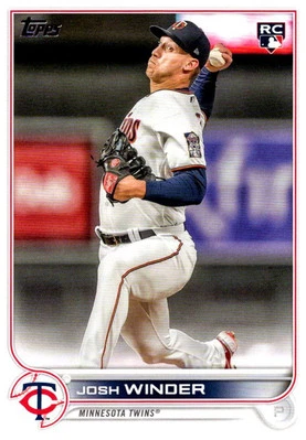 2022 Topps Update Josh Winder Rookie Minnesota Twins #US6 - Image 1 of 2