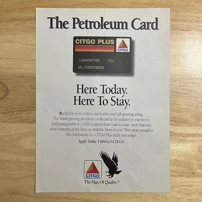 Publicidad de colección Citgo De Beers joyería de diamantes impresión página completa Foto 1 de 2