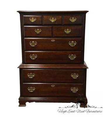 KINCAID FURNITURE Cherry Mountain III Traditional Style 40" Chest on Chest 71... - Image 1 of 4