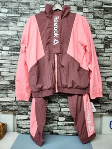 Traje de chándal Reebok Workout Wear parte superior e inferior chaqueta de nailon jersey pantalones de chándal M - Imagen 1 de 9