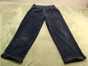 Croft & Barrow Mens Corduroy Pants Mens 36x32 Blue  Bottom Cuffs - Picture 1 of 10