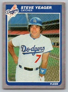 1985 Fleer #390 Steve Yeager - Picture 1 of 2
