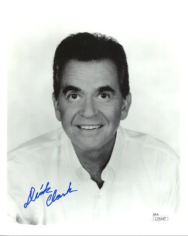 DICK CLARK HAND SIGNED 8x10 PHOTO    AMERICAN BANDSTAND     AWESOME      JSA Cover