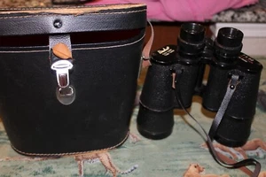 Vintage Binolux Binoculars 7X50 Triple Tested Fully Coated N9-68330 Case Incl. - Picture 1 of 24