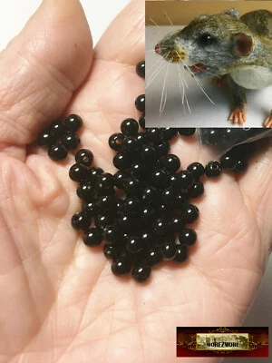 M00993 MOREZMORE 5 毫米针毡眼黑珠眼球停止运动木偶 — 第 1/2 张图片