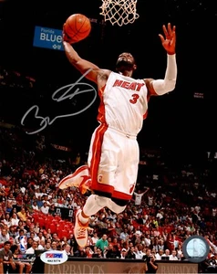 DWYANE WADE PSA/DNA SIGNED 8X10 PHOTOGRAPH MIAMI HEAT AUTOGRAPH BASKETBALL HOF - Picture 1 of 2