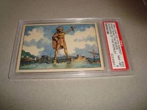 1961 Leaf Sales Famous DO YOU KNOW ?  #23 SEVEN WONDER OF THE WORLD psa 8 (71 - Bild 1 von 3