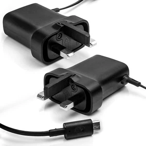 Mains UK 3pin Charger for NOKIA 301, 207, 208, 108, 130, 206 (micro USB) DORO - Picture 1 of 1