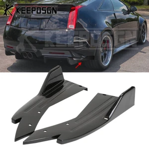 For Cadillac CT5 CT6 XT5 XT6 ATS CTS Rear Bumper Spoiler Lip Splitter Diffuser - Picture 1 of 12
