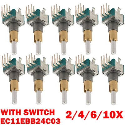 2/4/6/10Pack Dual Axis Rotary Encoder With Switch 30 Positioning Number 15 Pulse - Image 1 of 4