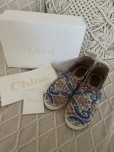 Original Chloé Espandrillos Imperial Blue Western 590€ - Bild 1 von 14