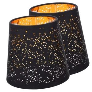 2pcs Fabric Lampshade Metal Bulb Guard Table Lampshade Metal Lamp Shade Star ... - Picture 1 of 9