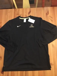NWT men's XL nike dri-fit Vanderbilt commodores LS coaches on field shirt FTBL - Picture 1 of 3