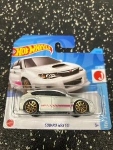SUBARU WRX STI WHITE Hot Wheels 1:64 **COMBINE POSTAGE** - Picture 1 of 1