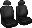 DAIHATSU MOVE - Leather Look MAYFAIR Black FRONT Car Seat Covers