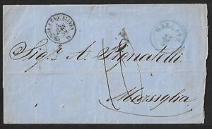 ROMANIA GALATI TO FRANCE STAMPLESS COVER 1859