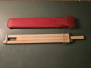 Vintage Charvoz-Roos No SR-111 Slide Rule W/Case-Very Good - Picture 1 of 17