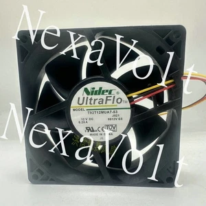 Ventilador Nidec 1 PIEZA T92T12MUA7-53 DC12V 0.25A 9225 9CM 3 hilos ventilador de refrigeración~ - Imagen 1 de 3