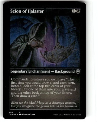 Scion of Halaster (Foil Etched) Commander Legends: Battle for Baldur's Gate mtg - Image 1 of 2