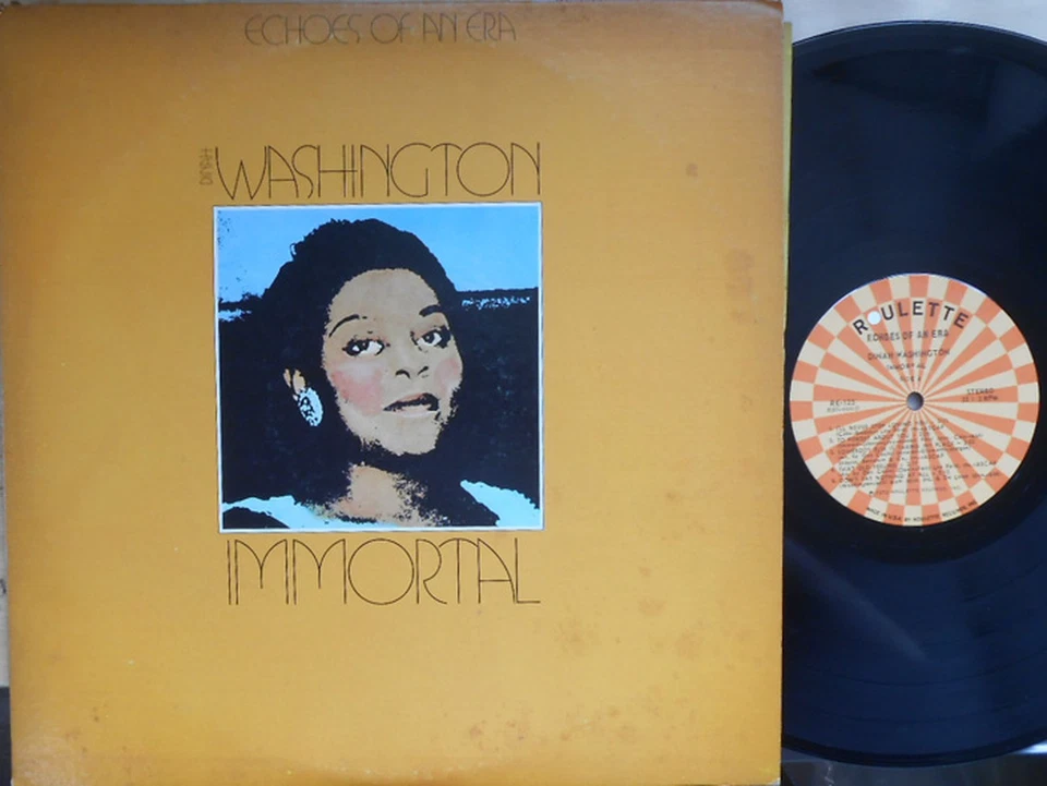 Dinah Washington ORIG US 2LP Immortal VG+ '72 Roulette Vocal Jazz Blues - Image 1 of 1