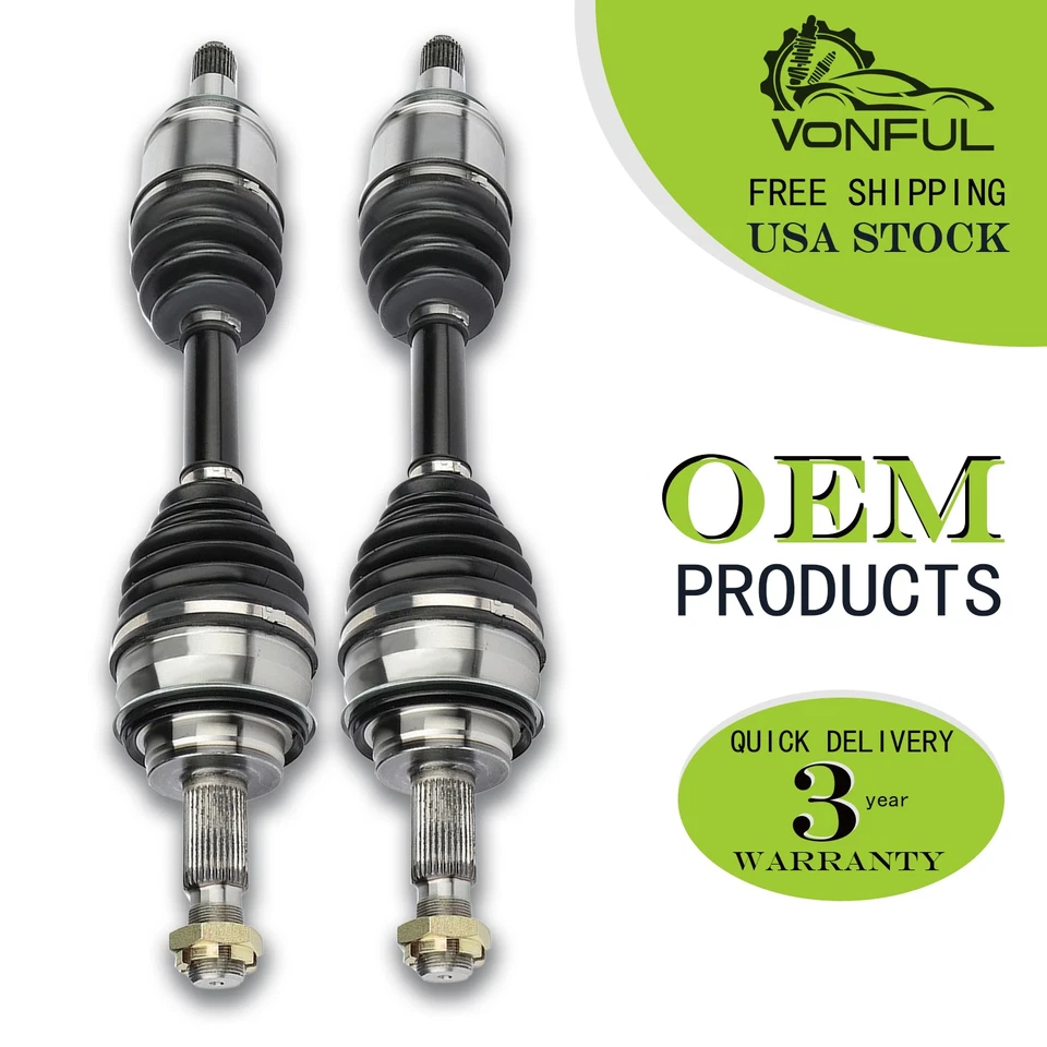 Front CV Axle Shafts For Toyota 4Runner Tacoma FJ Cruiser Lexus 4WD 4343060060 Foto 1 de 4