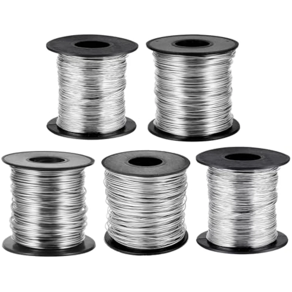 5 рулонов ювелирной проволоки для изготовления ювелирных изделий 18, 20, 22, 24, 26 калибр пятно - Изображение 1 из 1