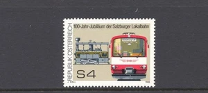Austria 1986 SG 2099 Centenary Salzburg Transport System Railway MNH - Picture 1 of 1