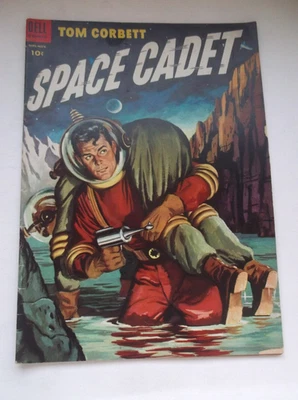 DELL COMICS: TOM CORBETT SPACE CADET #11, BEAUTIFUL PAINTED COVER, 1954, VG+!!! - Image 1 of 4