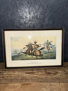 Framed Lithograph Print His Lordship Cartoon Lord Cardigan - Picture 1 of 6