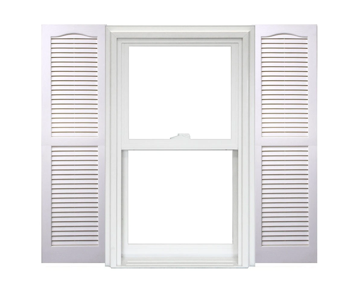Lifetime Brand Shutters Lifetime Vinyl Shutters 12x25 - Bright White ...