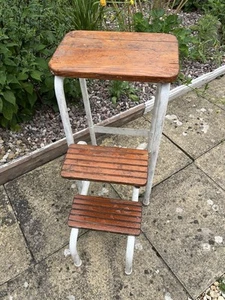 Vintage Folding Step Stool - Picture 1 of 8