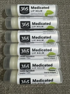 Menge 6 - 365 von Whole Foods Market, Lippenbalsam medizinisch, 0,15 Oz weiß. - Bild 1 von 3